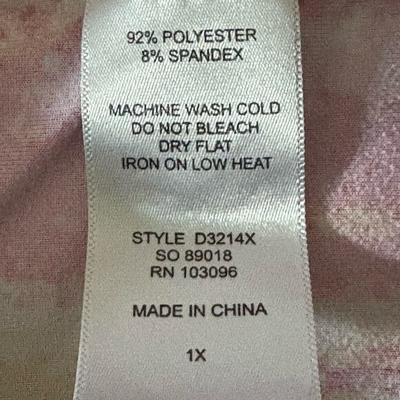 URBANAGE Vibrant Lounge Dress Sz 1X Dramatic Hippie Retro 70s Lagen Look Relaxed - Picture 5 of 8